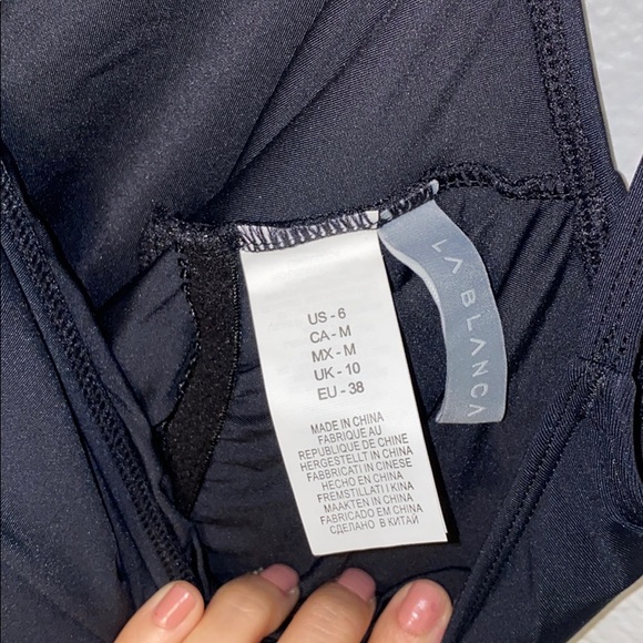 La Blanca Island Goddess One-piece Swimsuit- Black - Picture 9 of 10